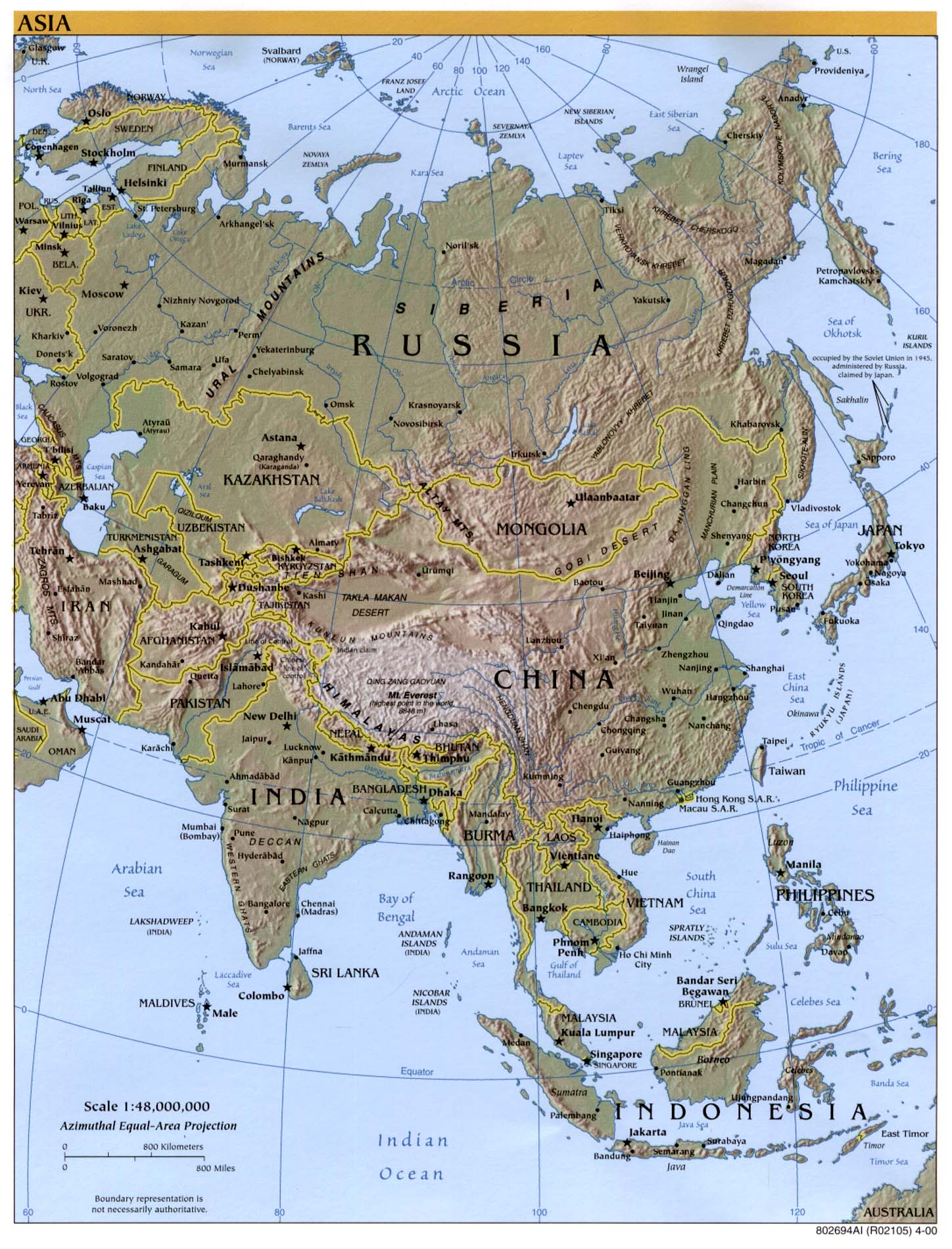 Free Download Asia Maps
