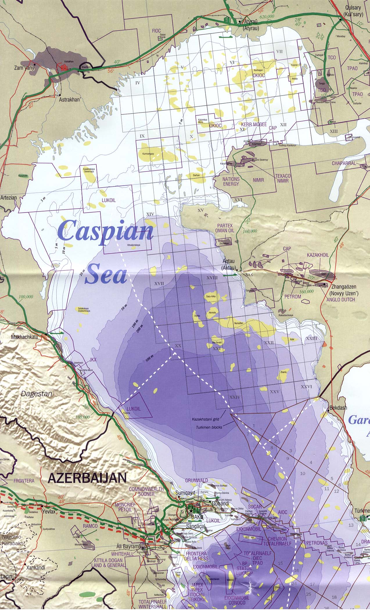 caspian sea region north