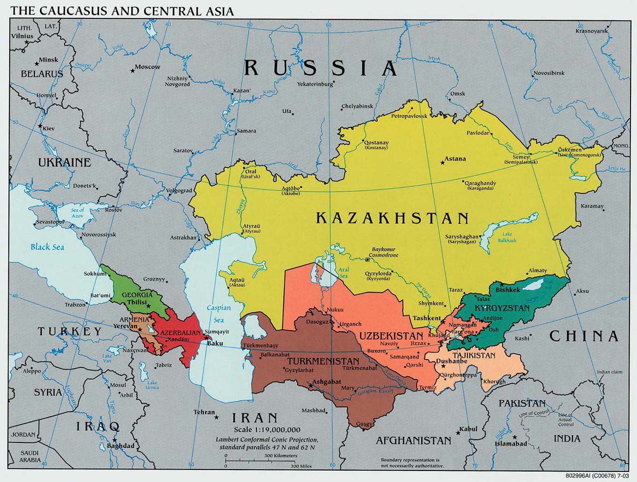 caucasus and central asia