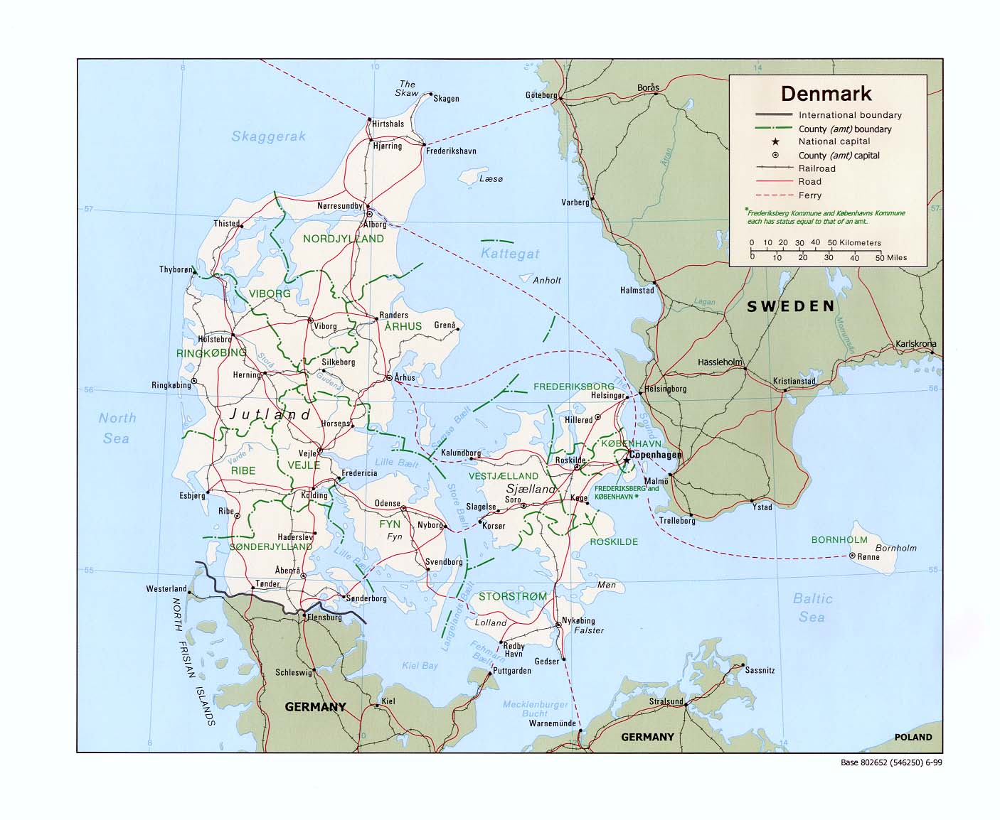karta sad sa gradovima Free Denmark Maps karta sad sa gradovima