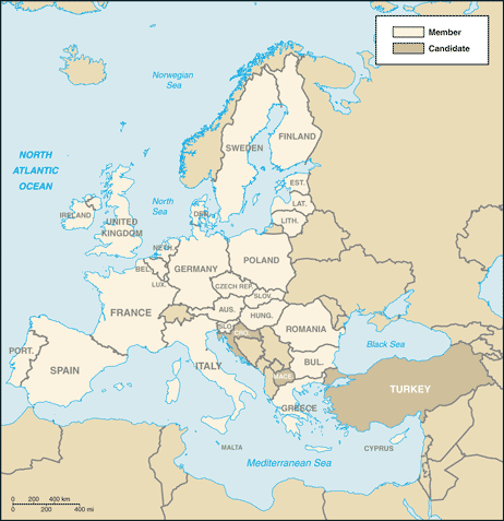 european union small map 2008 33k