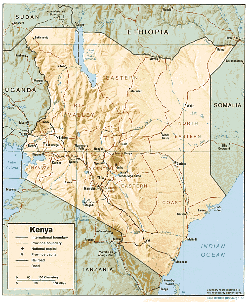 kenya shaded
