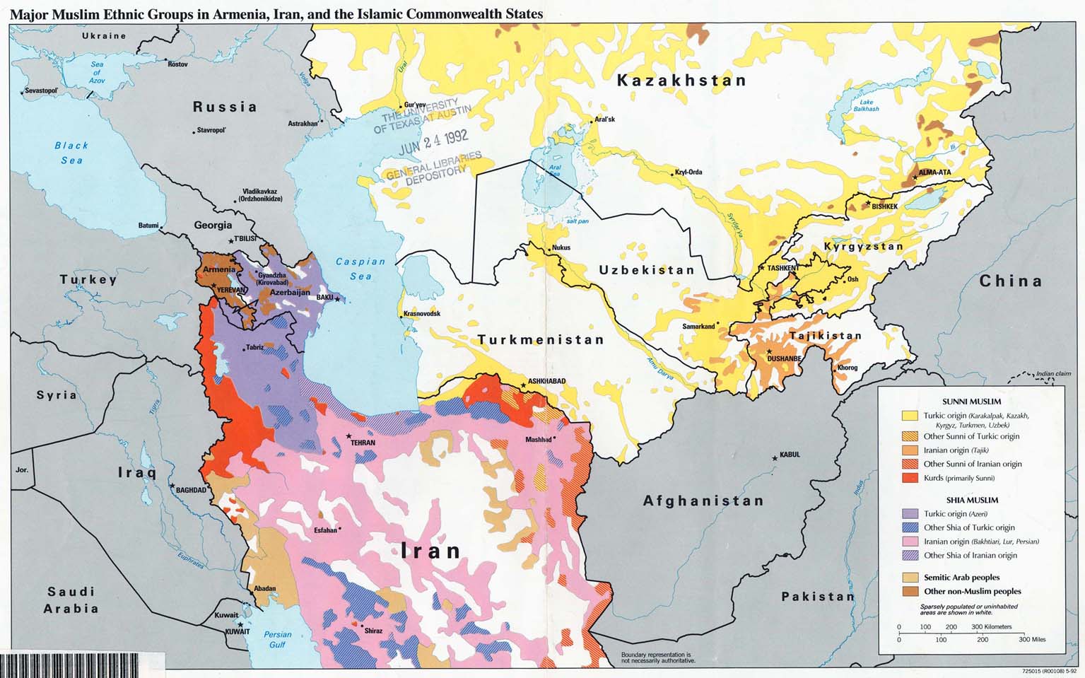 major muslim ethnic groups in armenia iran and the islamic commonwealth states