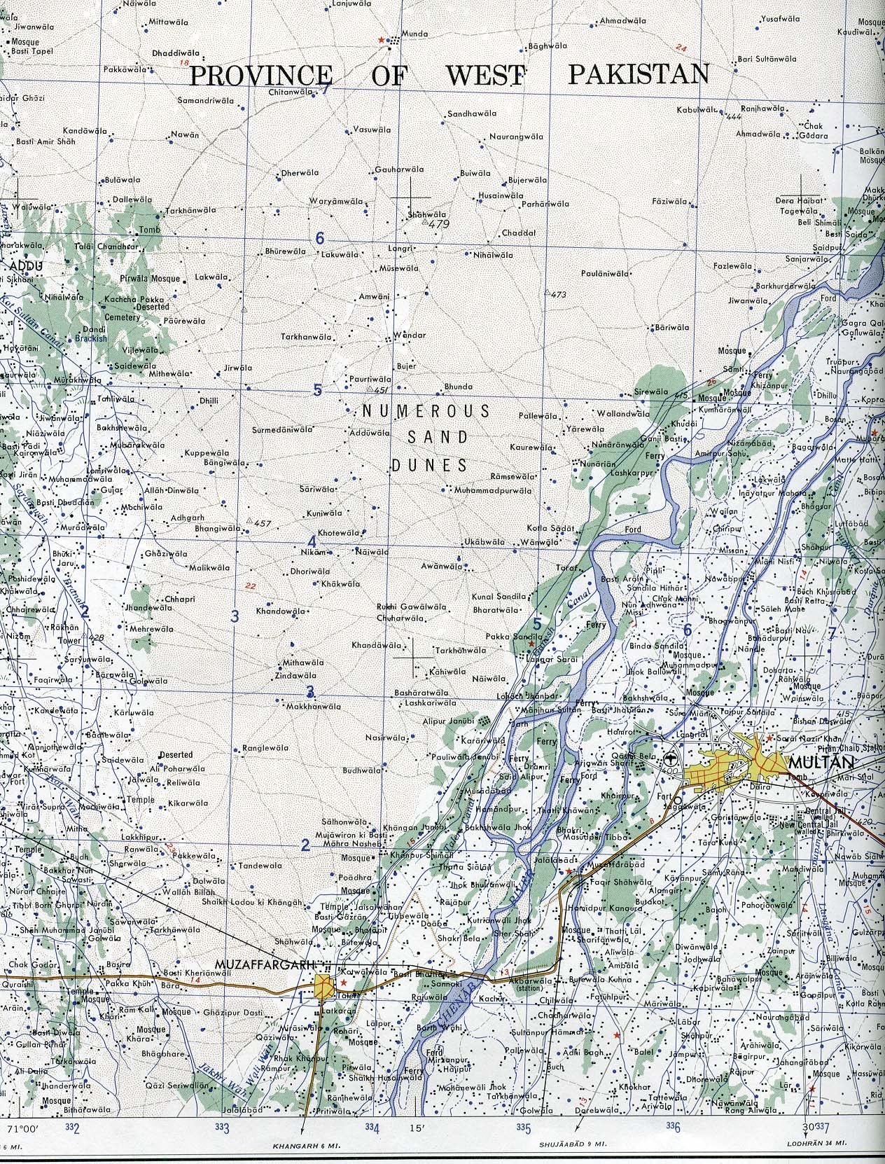multan topographic