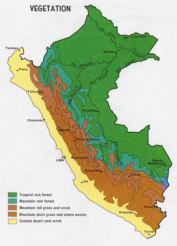Free map peru