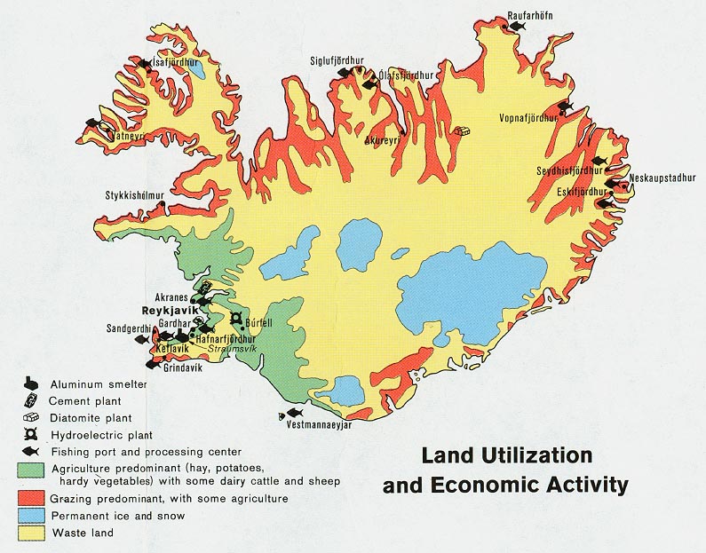 Iceland Vegetation Map