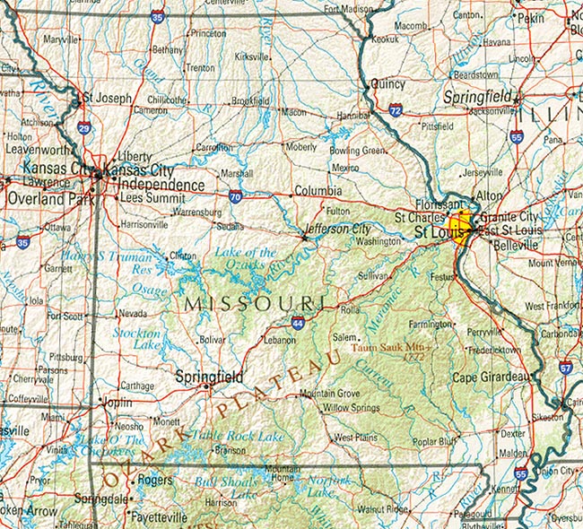 Download Free Missouri Maps